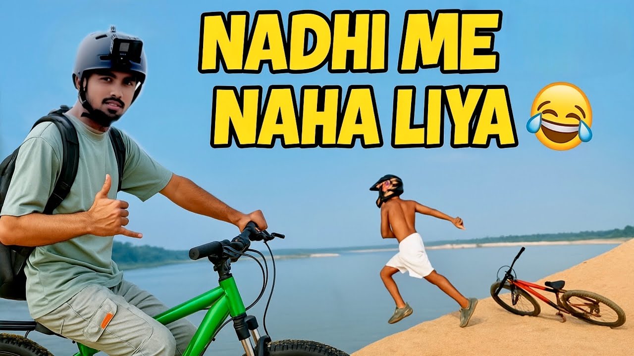 Nadhi Me Kud Gaye Suraj Cycle Chhod Kar 😱 | Long Ride Aur Picnic Vlog