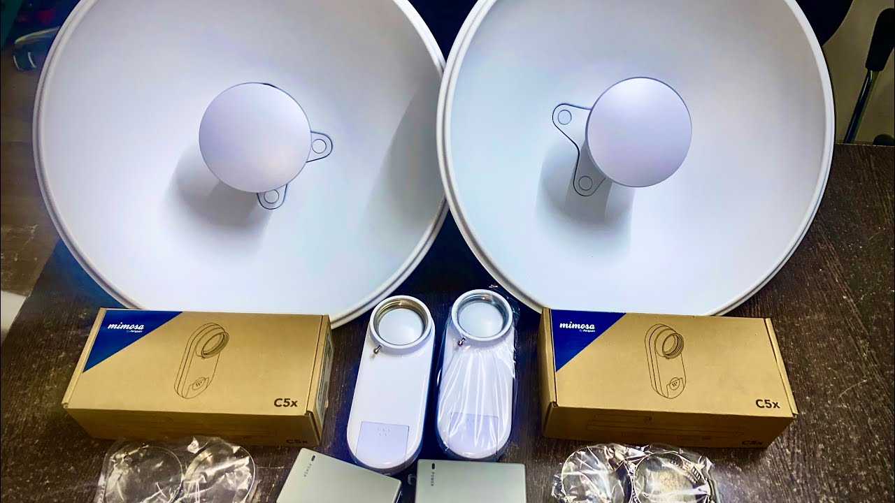 New Latest Mimosa C5x Point to point Device Unboxing, Installation, Mounting, Configurations