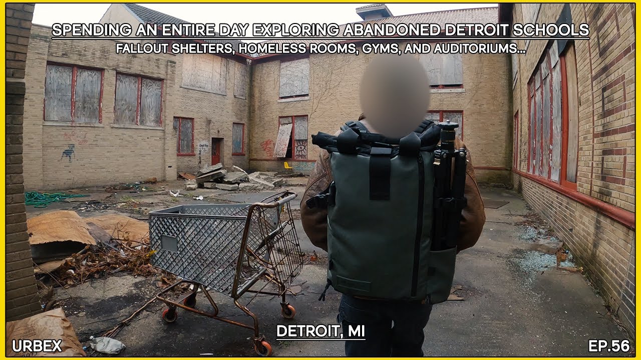 Spent a Whole Day Exploring Abandoned Detroit Schools.