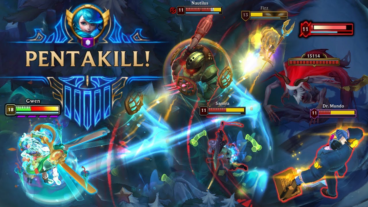 20 Minutes BEST PENTAKILL LoL MONTAGE #514