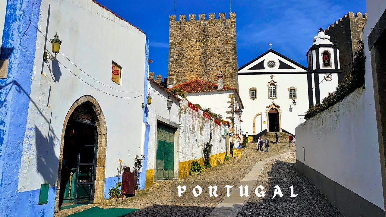 Hidden Medieval Gem of Portugal 🇵🇹 | Óbidos Village Walk 4K HDR