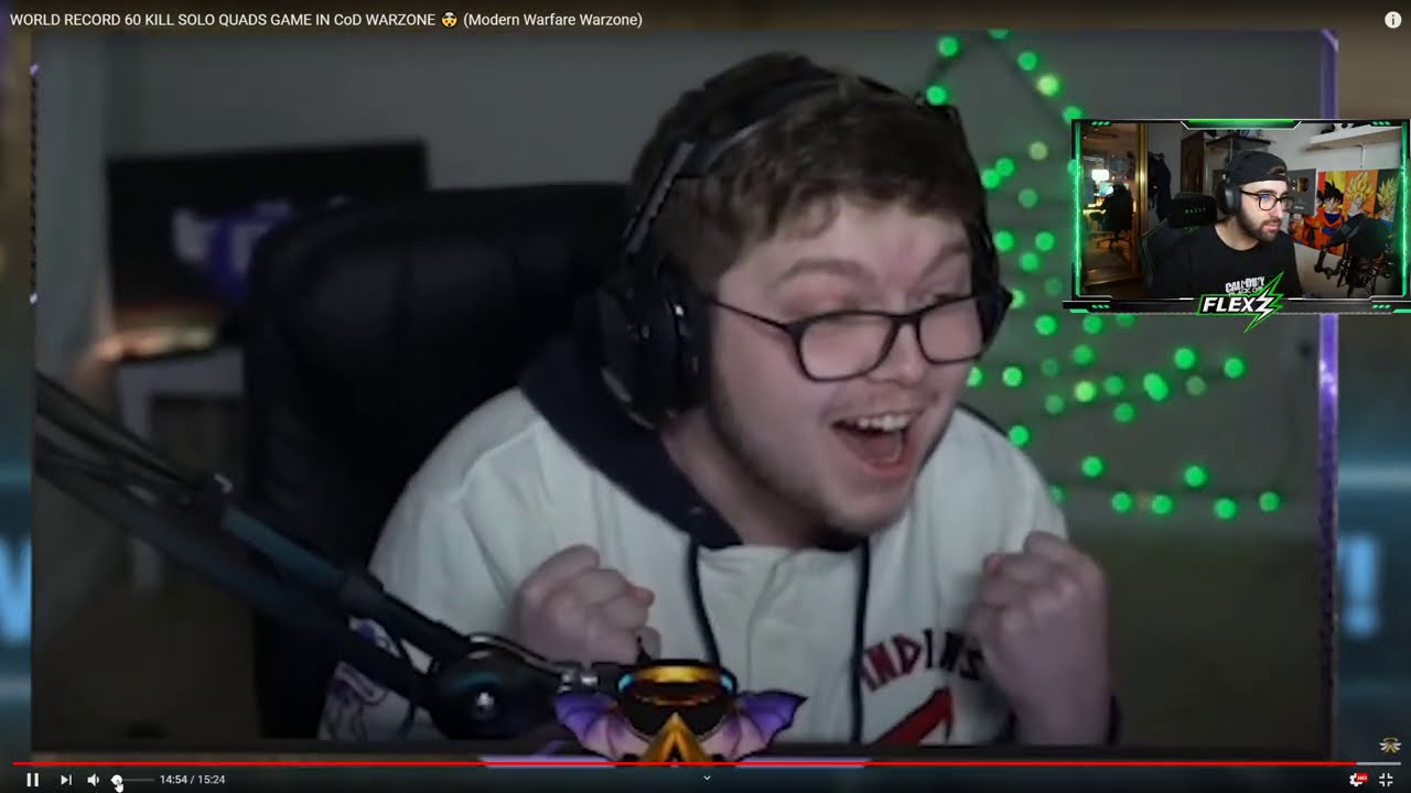 REACCIONO AL RECORD DE SOLO VS SQUADS en WARZONE *60 KILLS*