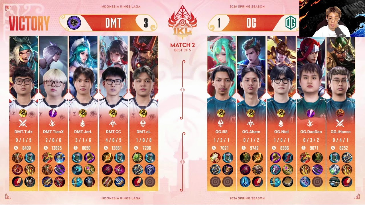 OG vs DMT in IKL Spring 2026 with OG NOTAIL!