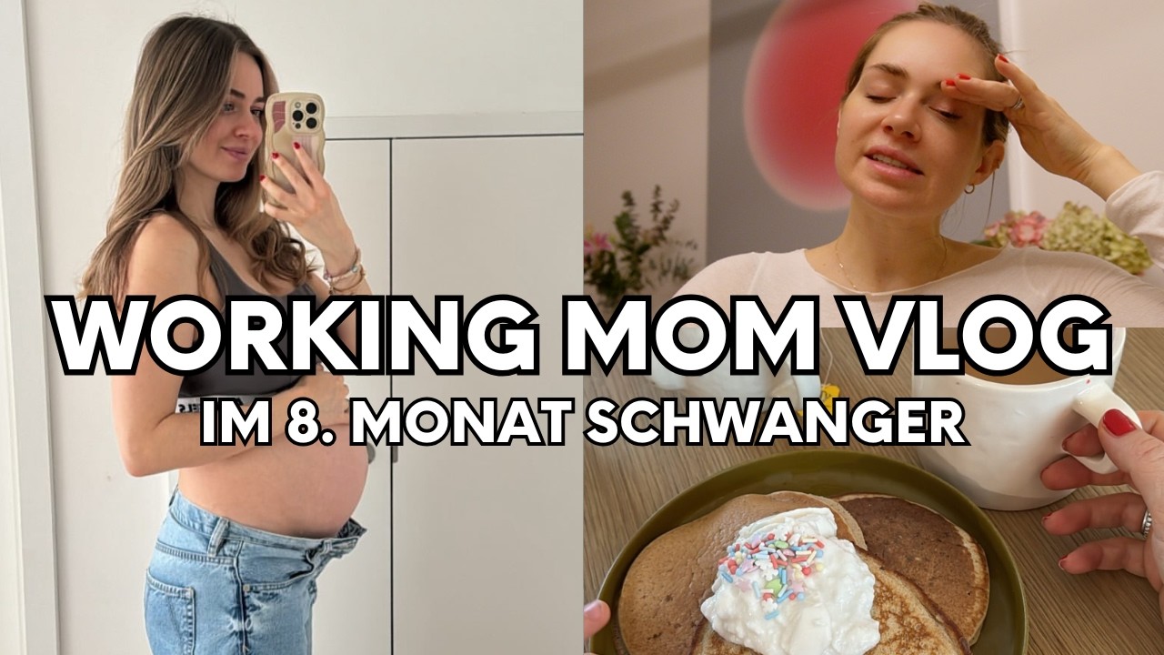 Working Mom Struggles (8.Monat Schwanger) - Realtalk, What I eat & Vlog | Lini's Bites