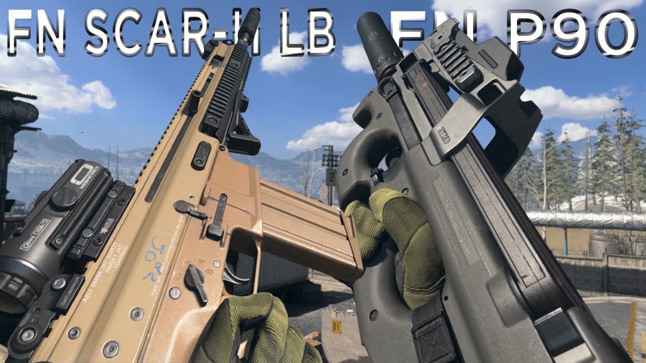 FN SCAR-H LB (FN Scar 17) & FN P90 (P90) Gameplay | Modern Warfare (PS5)
