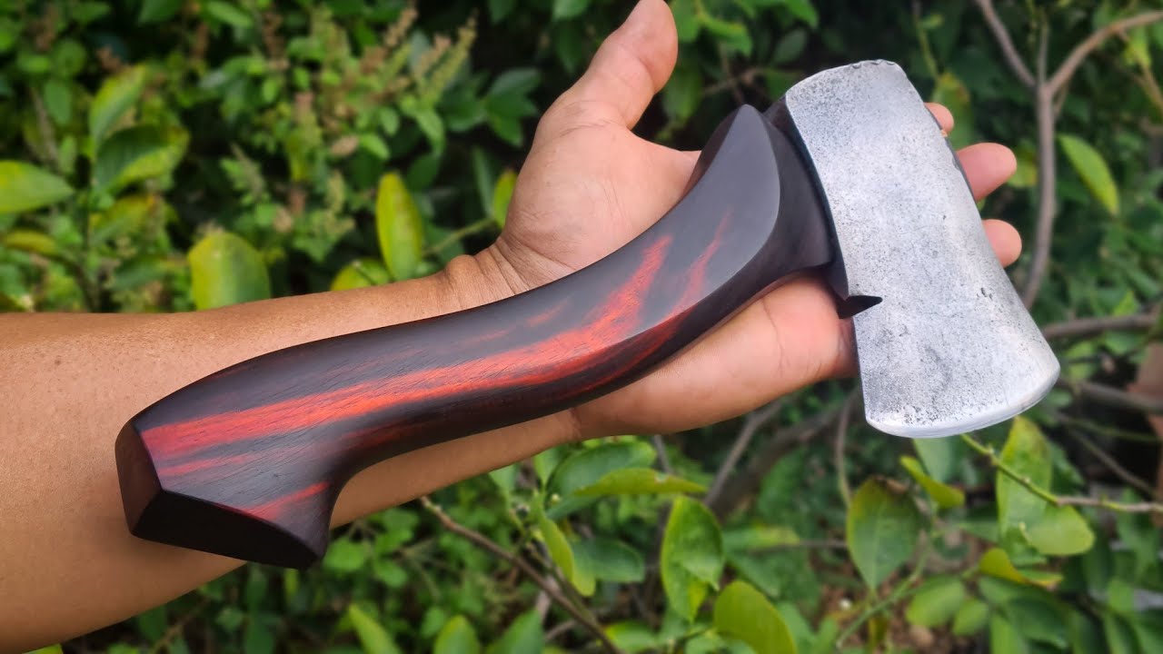 Art of Woodworking - Making a Beautiful Camping Axe | Plumb Girl Scout Axe