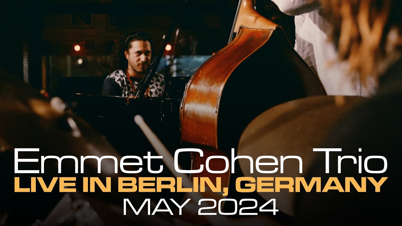 Emmet Cohen Trio Live In Berlin, Germany (May 2024)