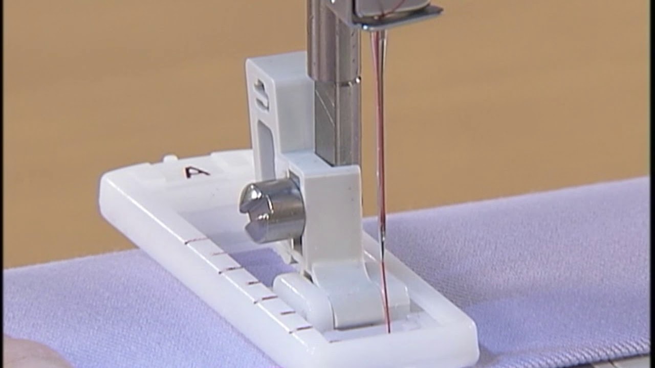 How to create a buttonhole on a Brother mechanical sewing machine.