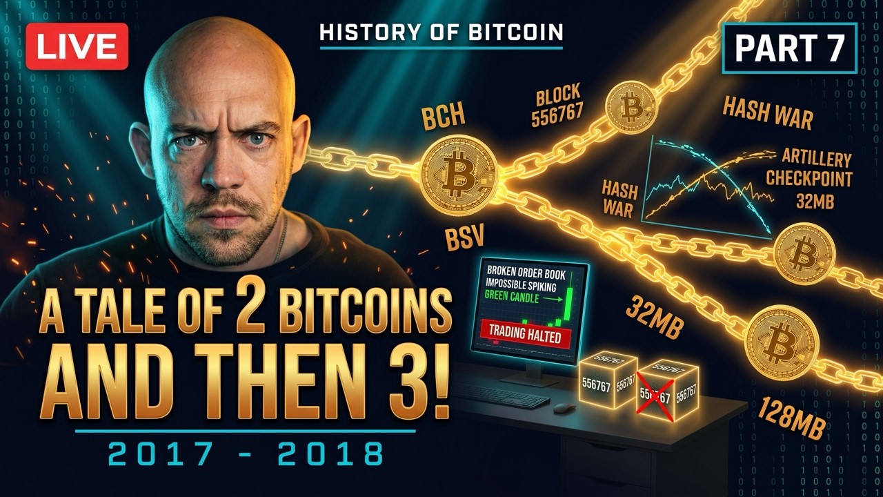 Historia Bitcoina, część 7: Opowieść o dw&oacute;ch Bitcoinach. A potem 3!: 2017-18