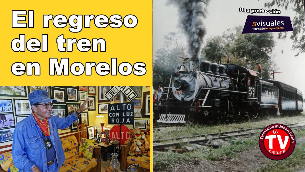 ¡Mira cómo reviven la historia del tren en Morelos!