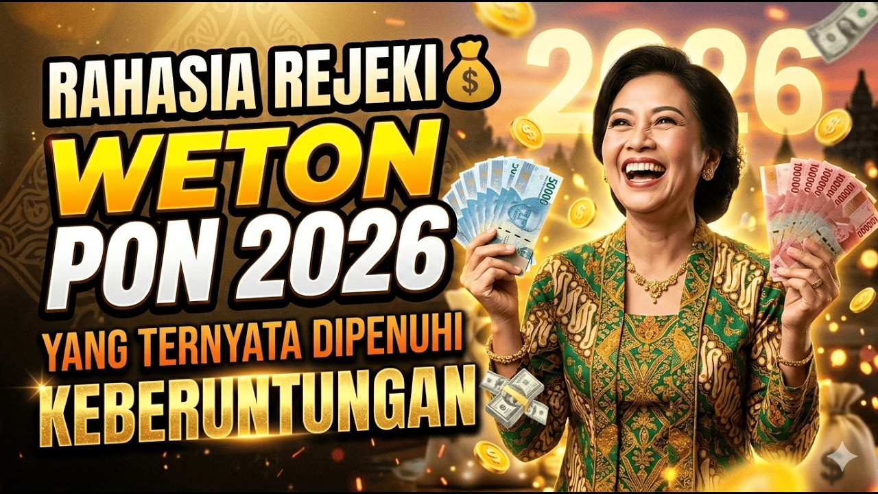 RAHASIA REJEKI💰 WETON PON TAHUN 2026 💸YANG TERNYATA DIPENUHI KEBERUNTUNGAN