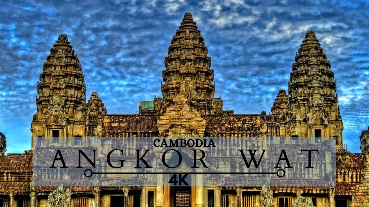 Angkor Wat Temple / Cambodia 4K / Cinematic Drone Footage.