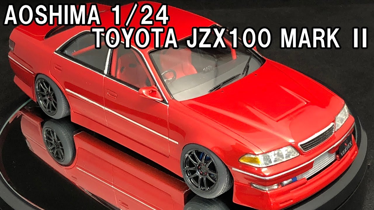Building an Aoshima 1/24 Toyota JZX100 Mark2 in 10 minutes