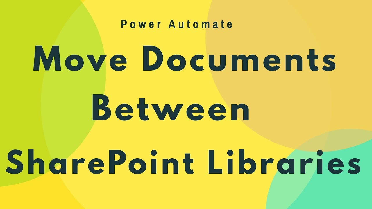 Power Automate: копирование файлов между библиотеками документов SharePoint на основе условий мет...