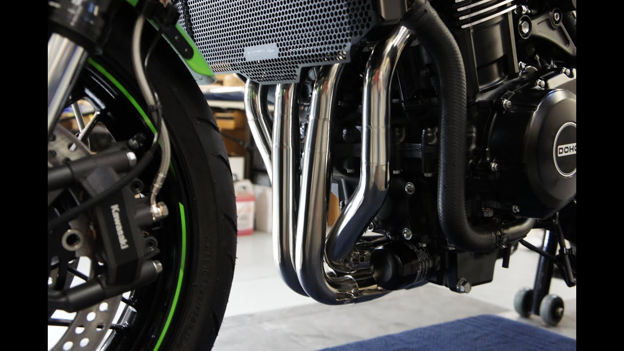 Kawasaki Z900RS Holeshot Lextek Header install tips Dale Walker