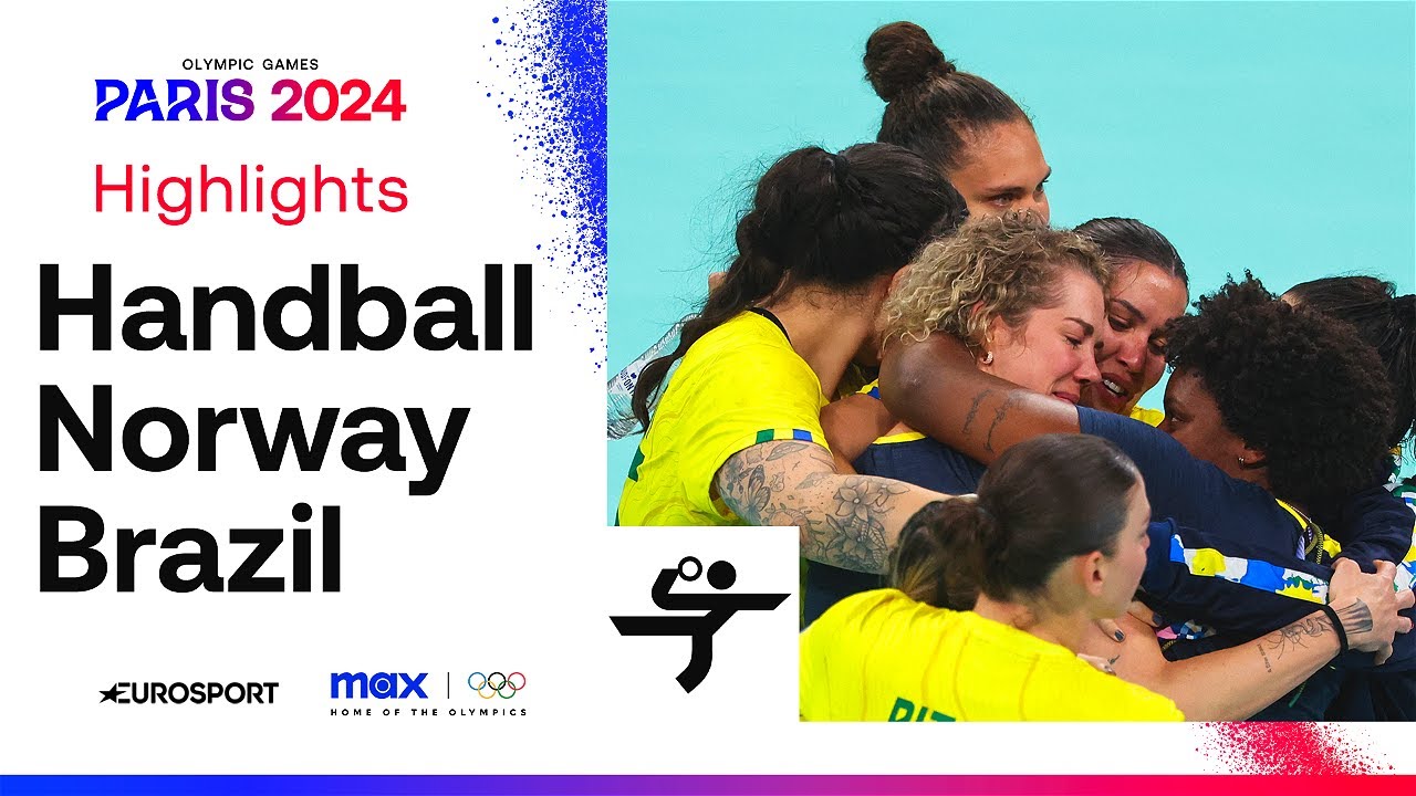 Norway vs Brazil Women's Handball Quarter-Final Highlights | #Paris2024 #Olympics