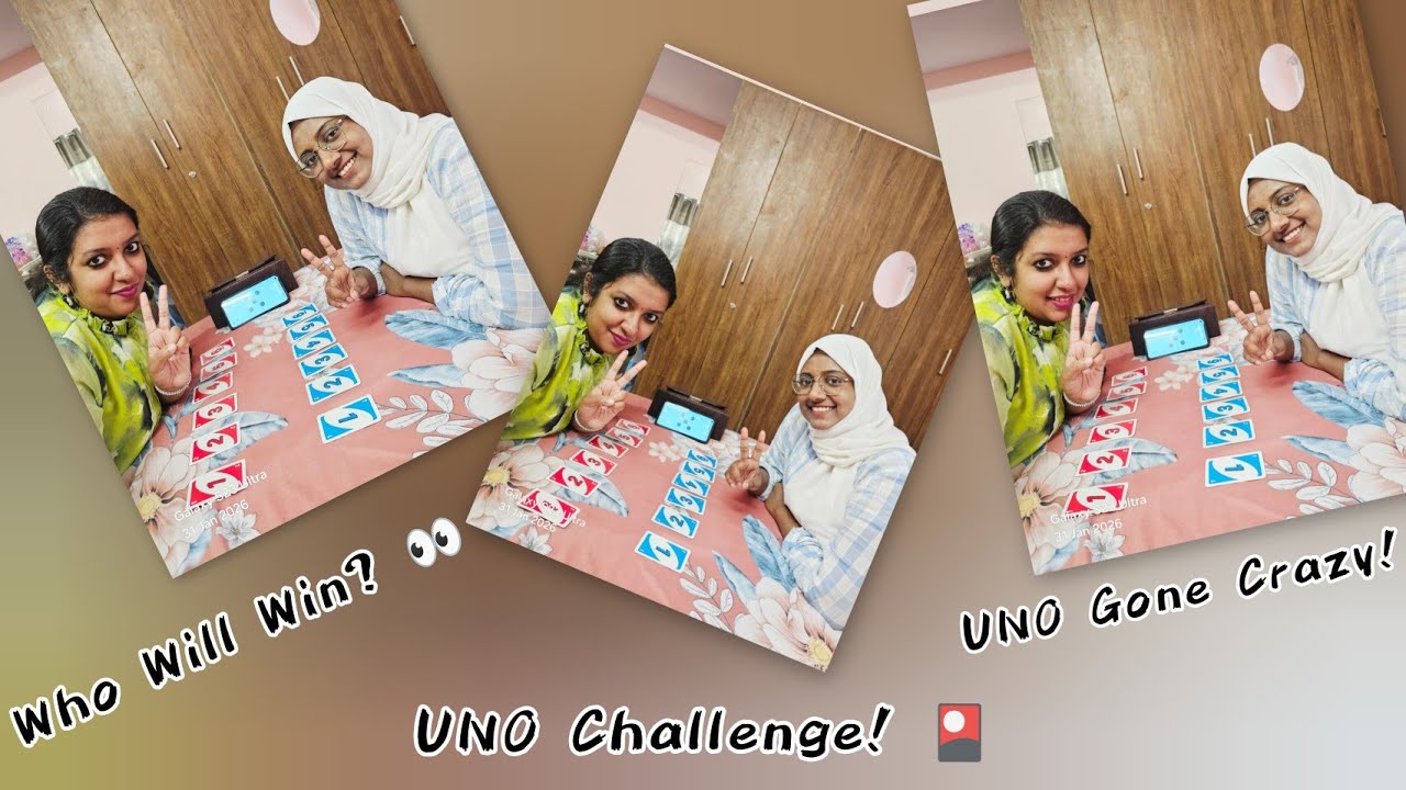 Game time! 🎴 Let’s play UNO and see who wins the match😎