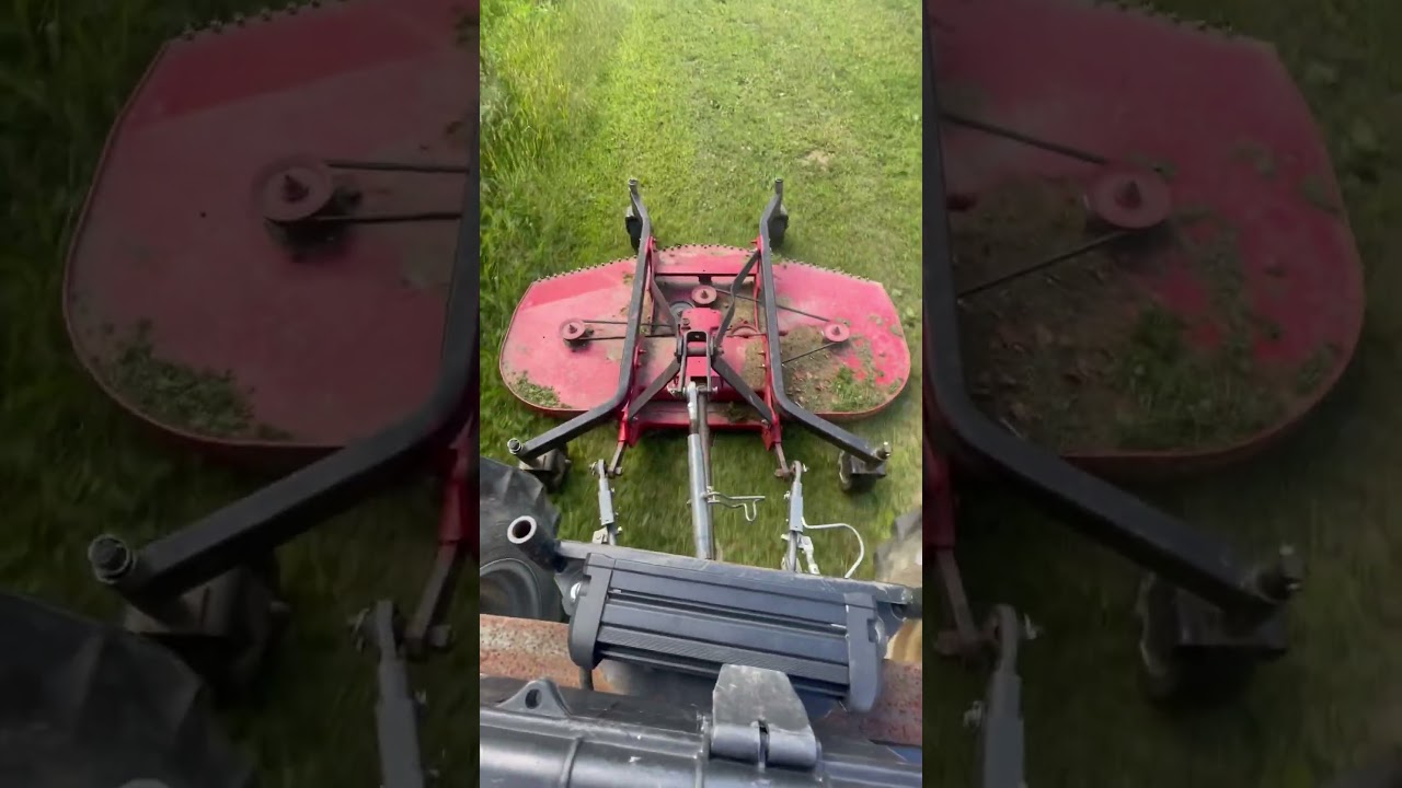 7 foot bush hog finishing mower.          