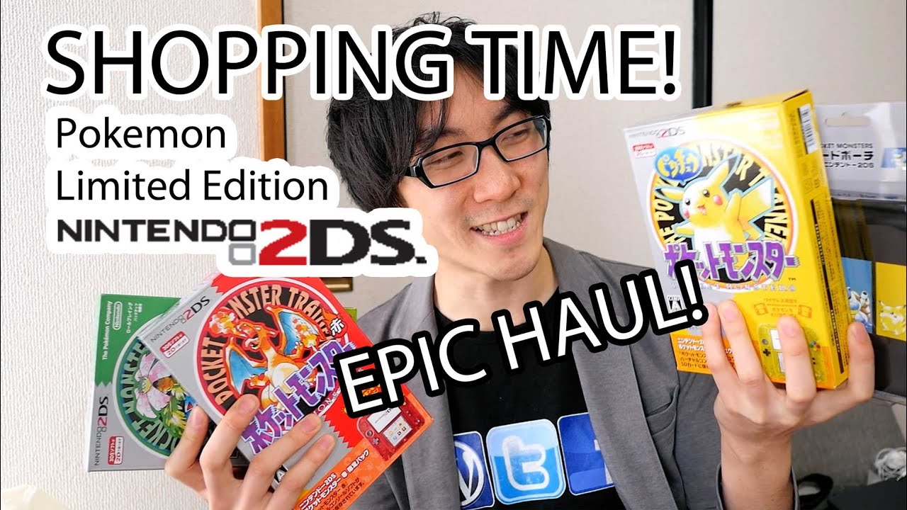 Pokemon Ltd. Edition Nintendo 2DS - SHOPPING TIME!