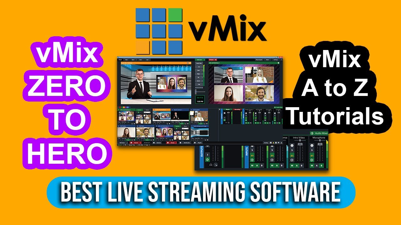 vMix Tutorial-vMix Best Live Streaming Software For PC | vMix Zero To Hero Tutorial
