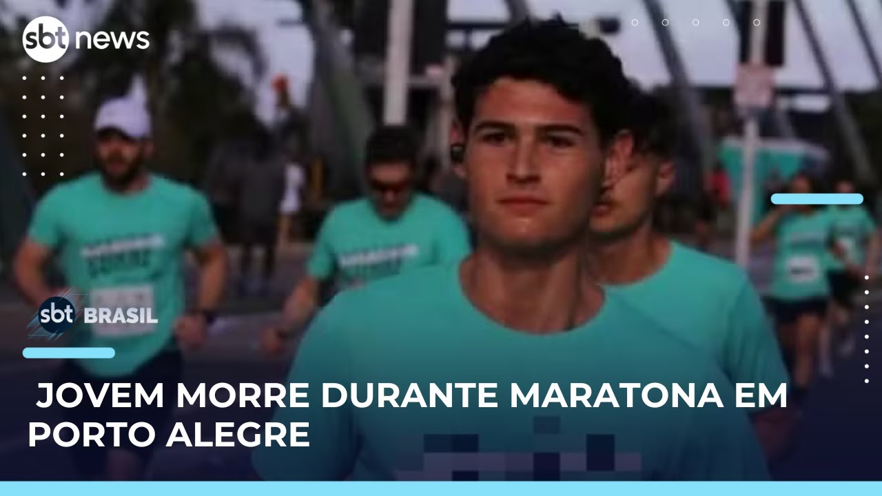 Jovem de 20 anos morre durante Maratona Internacional de Porto Alegre | SBT Brasil (07/06/25)