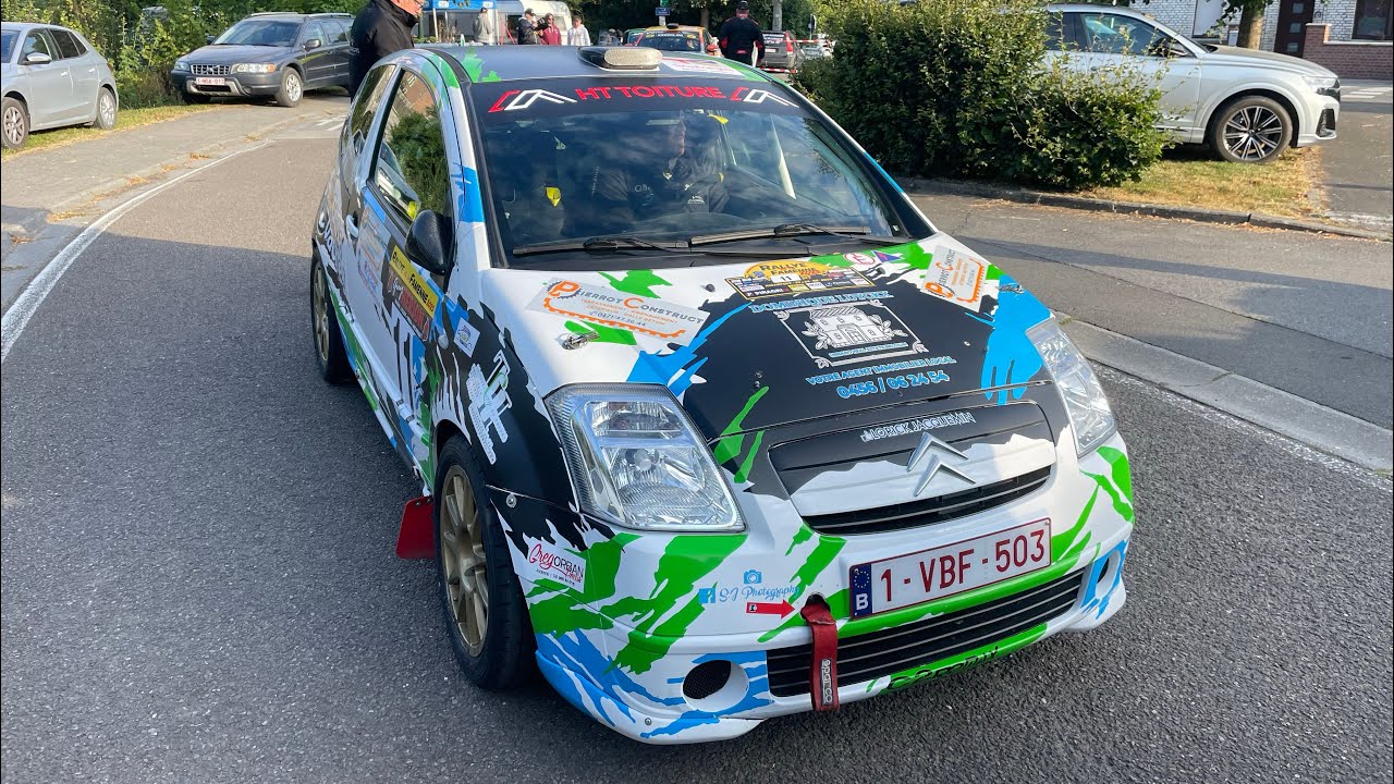 Onboard au Rallye de la Famenne avec Dylan et Kevin dans la Citroën C2R2 n°11 : ES 4 - Lessive