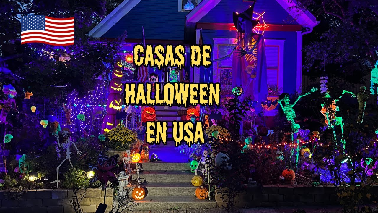 LAS INCREIBLES CASAS de HALLOWEN en ESTADOS UNIDOS 👻