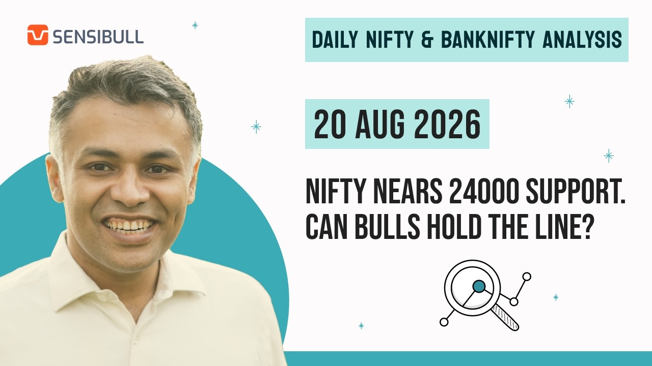 NIFTY & BANK NIFTY Analysis for Tomorrow | Stock Market Outlook | 20 August 2026, Thursday