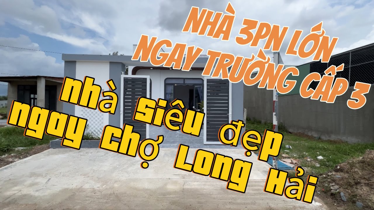 nh&agrave; 6m 3pn lớn nằm s&aacute;t trường cấp 3 Nguyễn Ch&iacute; Thanh lu&ocirc;n b&agrave; con ơi.gần chợ Long Hải Trường T&acirc;y
