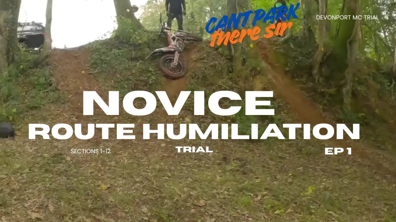 I Rode A Novice Trial.....Big Mistake...…I Got Humbled!!