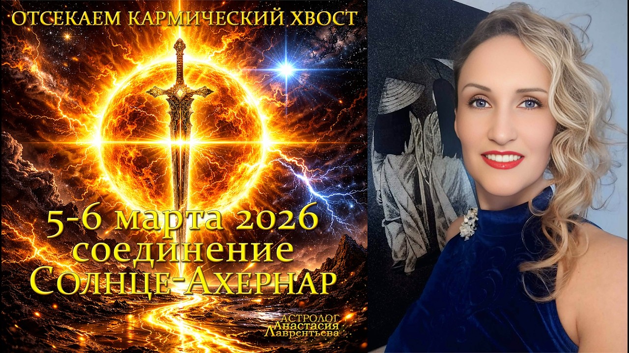 ⚠️Суд без апелляций: Соединение Солнце-Ахернар 5-6 марта 2026 Отсечение кармических хвостов Практика