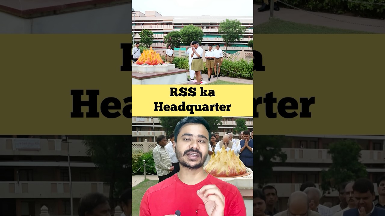 Where is RSS Headquarter 🤔? Rashtriya Swayam Sevak Sangh | Proud Indian #rss #modi #bjp #shorts