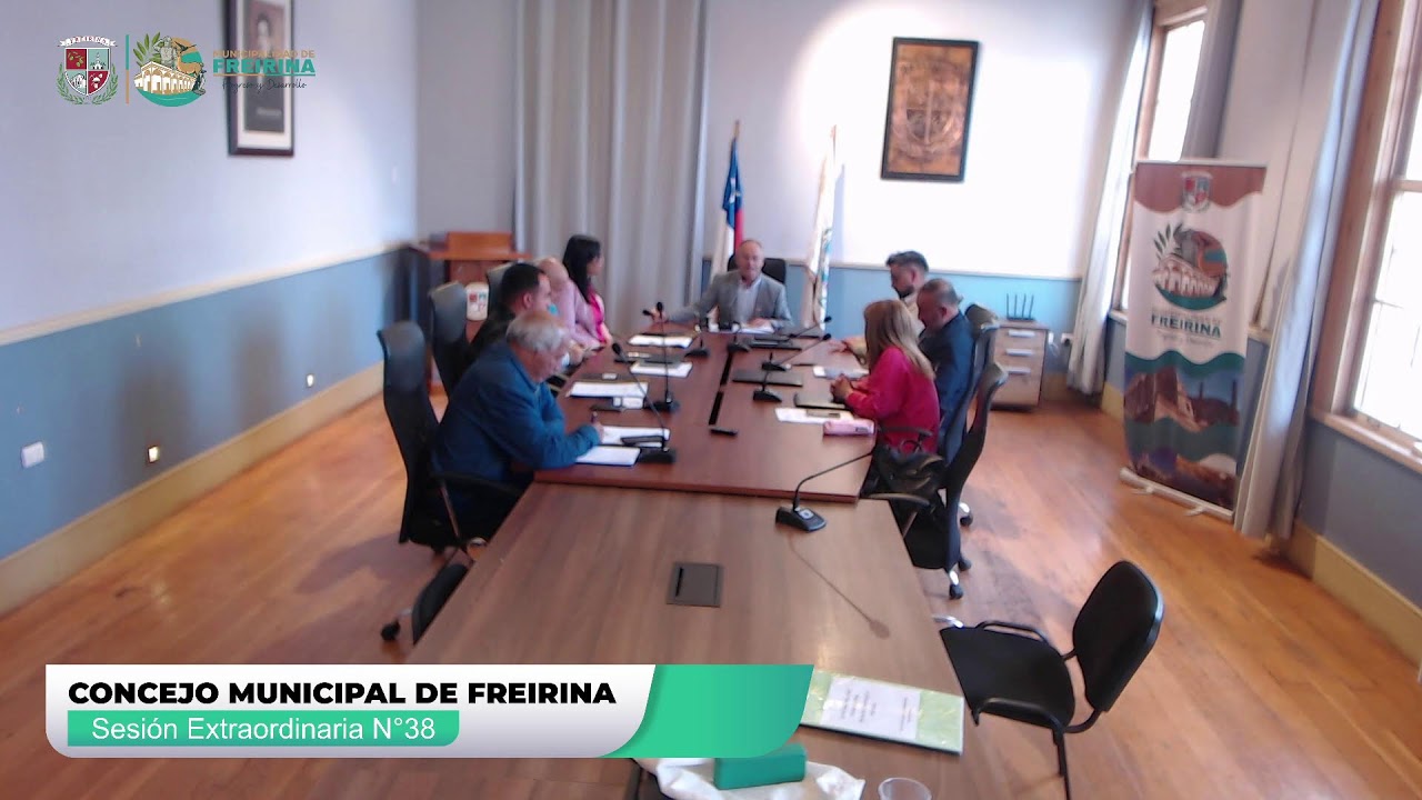 Sesión Extraordinaria N°38 Concejo Municipal