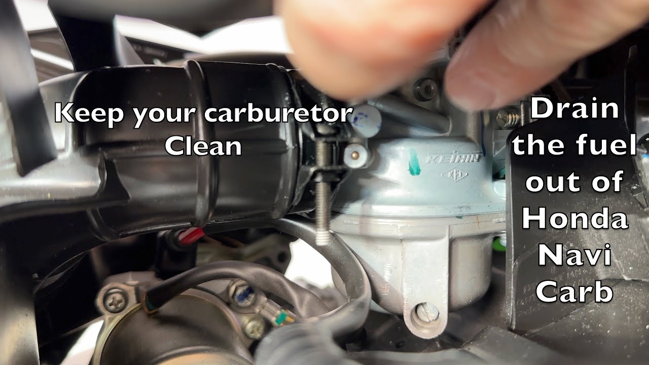 Honda Navi Fuel bowl Drain
