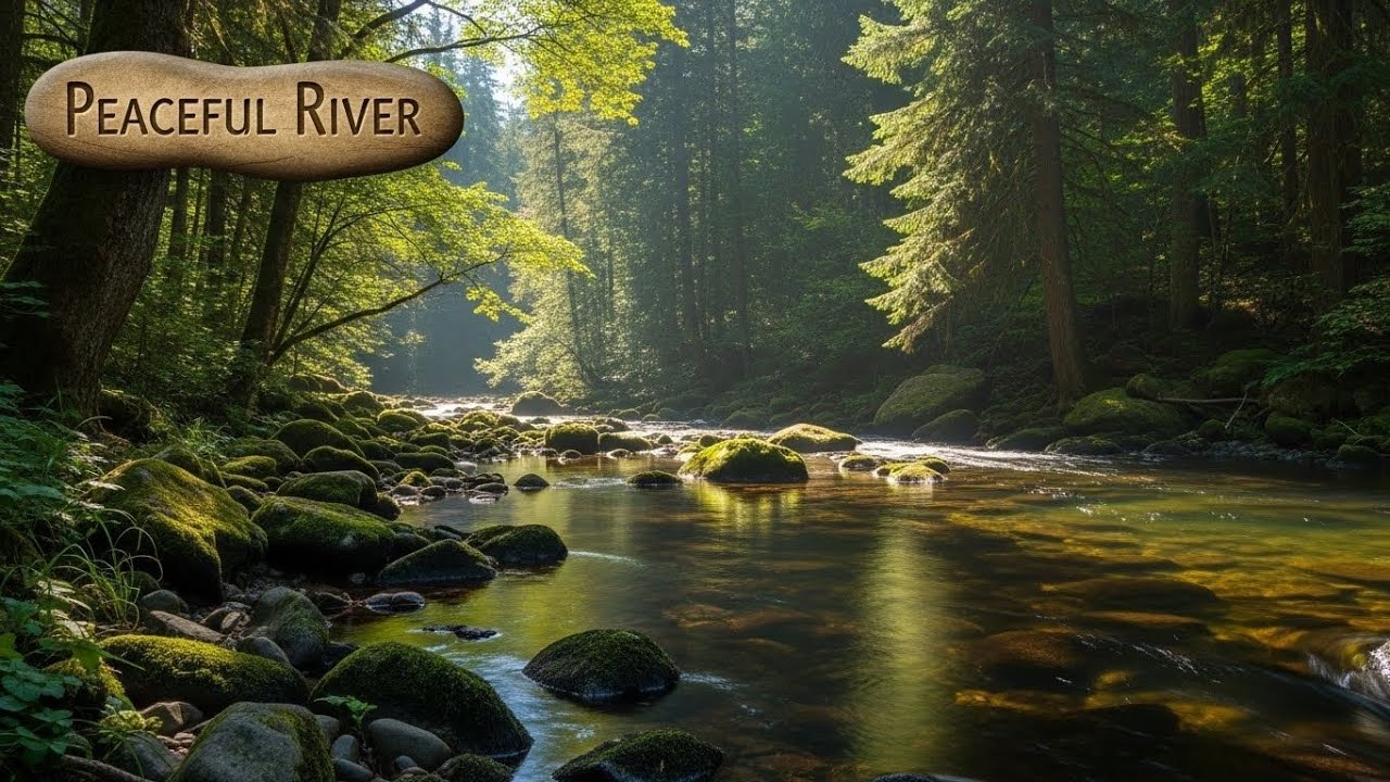 River Ambience 🌿 Soothing Flowing Water Sounds for Meditation and Deep Sleep #429