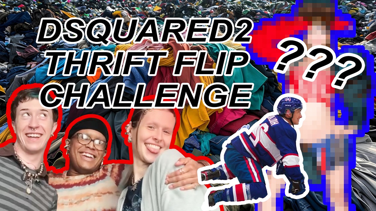 dsquared2 drag thrift flip challenge