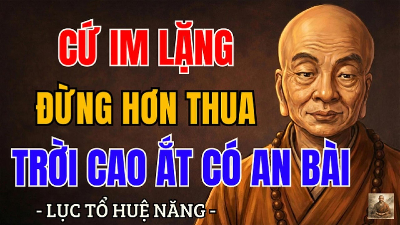 Đừng hơn thua nữa, cứ im lặng mà sống – phúc họa tự phân rõ, nên nghe 1 lần | Lục Tổ Huệ Năng