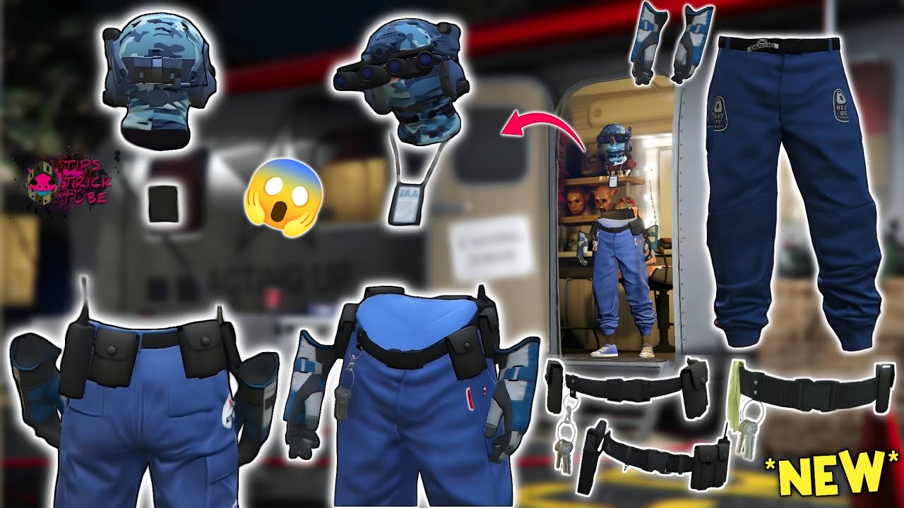 New! Modded Outfits With Blue Joggers Glitch In GTA 5 Online 1.70!