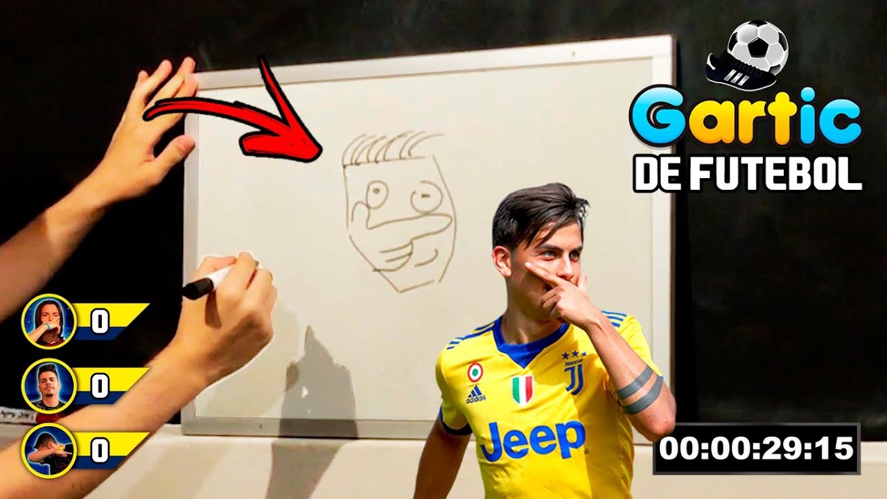 GARTIC DE FUTEBOL: ADIVINHANDO JOGADORES | D&uacute;vido voc&ecirc; acertar todos
