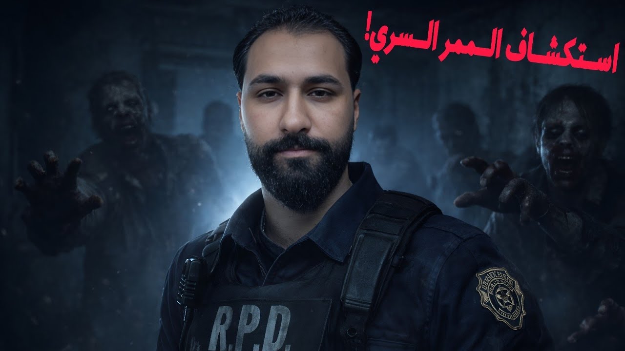 RESIDENT evil 2:ريزدنت ايفل2 استكشاف الممر السري #gaming #mrbeast 