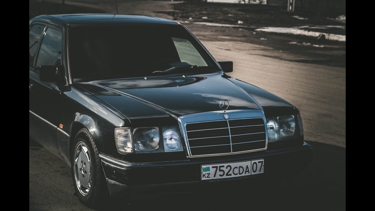 Mercedes-Benz 124-й кузов Е200 Уральск Казахстан [Смотреть в HD]
