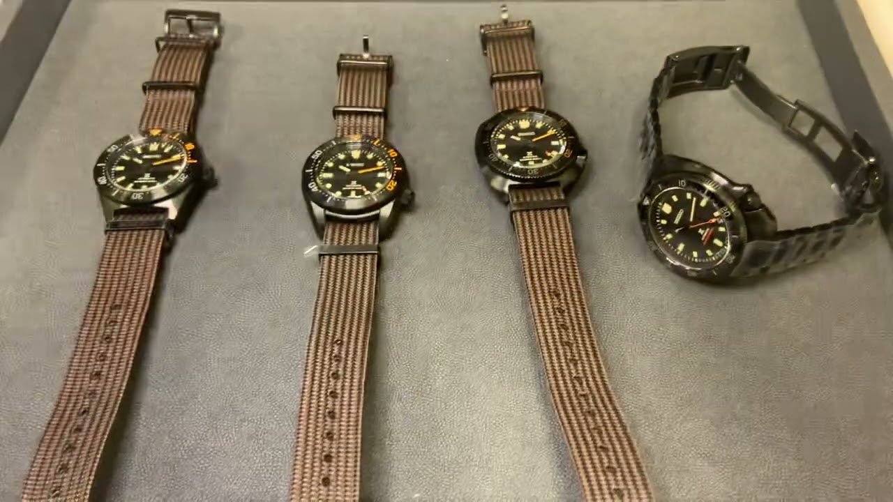 Seiko Black Series Limited Editions (SPB253, SPB255, SPB257 & SLA061)