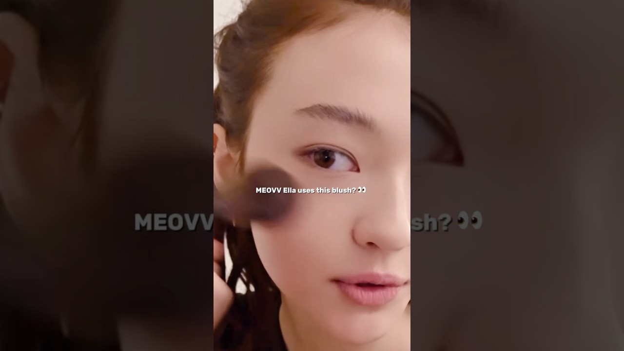 MEOVV ELLA gets ready with this blush #beautyessentials #meovv #ella #blush