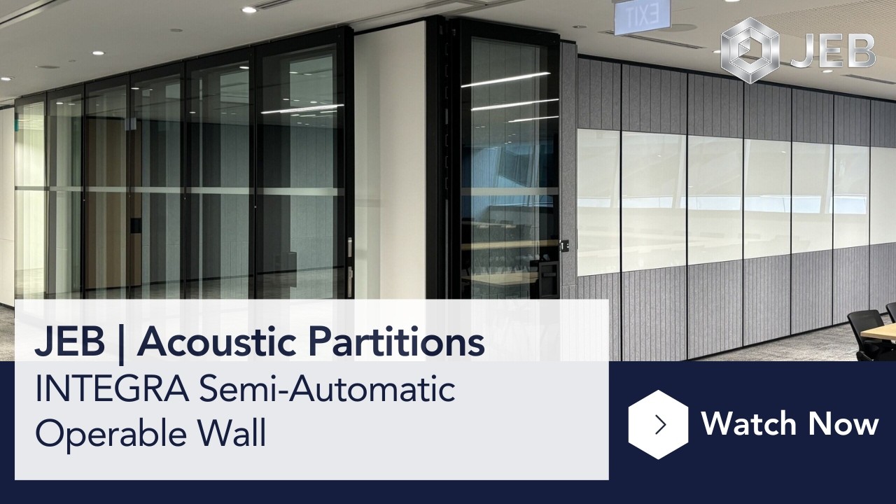 INTEGRA Semi-automatic Operable Wall | JEB Acoustic Partitions