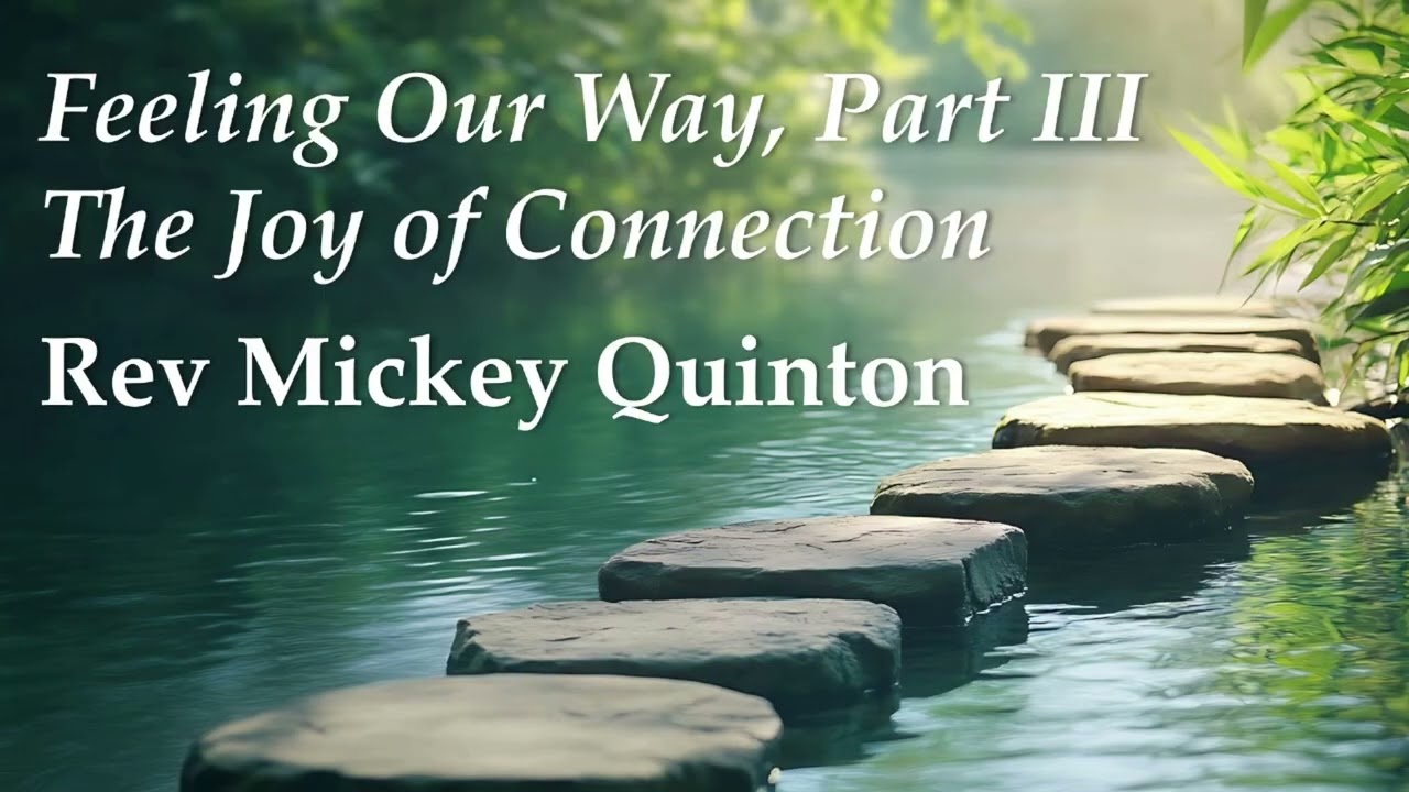 Feeling Our Way Pt 3 The Joy of Connection March 1 2026