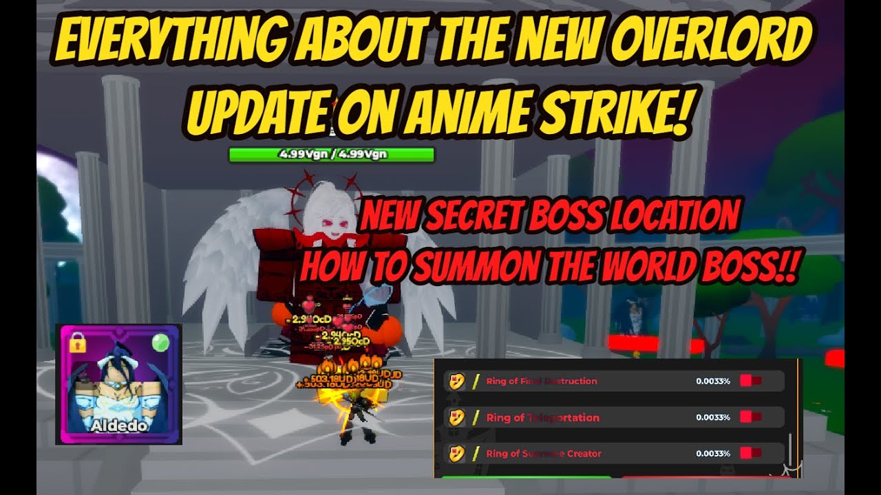 Everything about the new Anime Strike Update!! - How to Summon The World Boss + Secret Boss Location