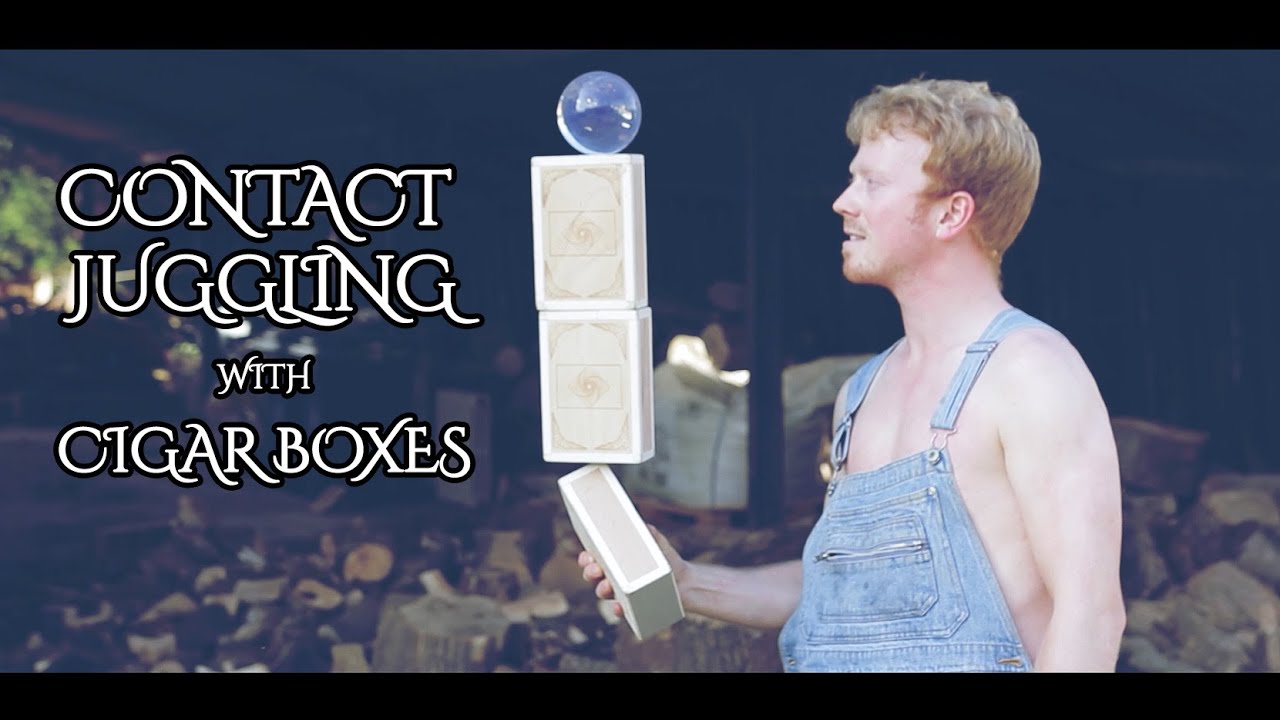 Ball & boxes - Contact juggling with Cigar Boxes - Ed Cliffe