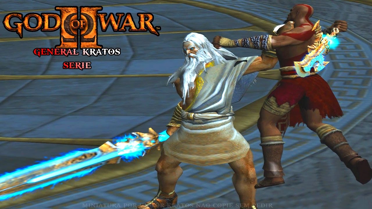 GOD OF WAR 2 General Kratos #01 " ZEUS O TRAIDOR " LEG PT BR