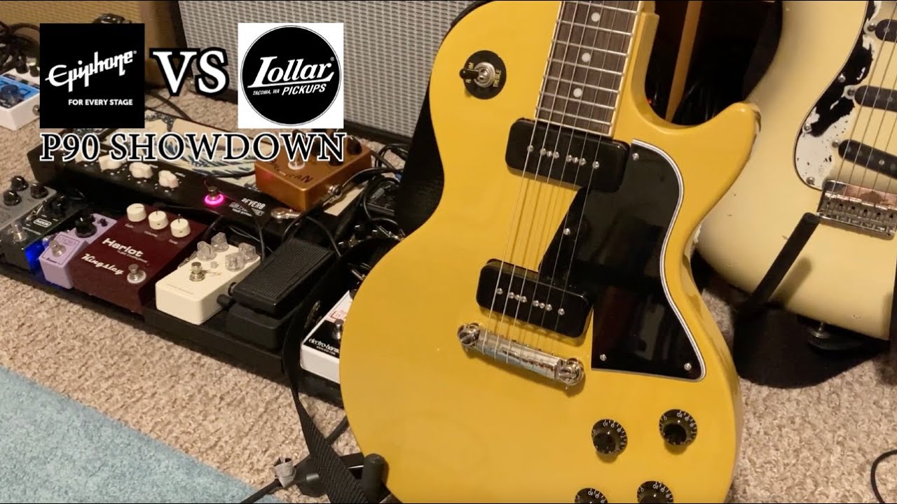 P90 pickup shootout: Lollar vs. Epiphone Inspired by Gibson Les Paul Special guitar pickups compared