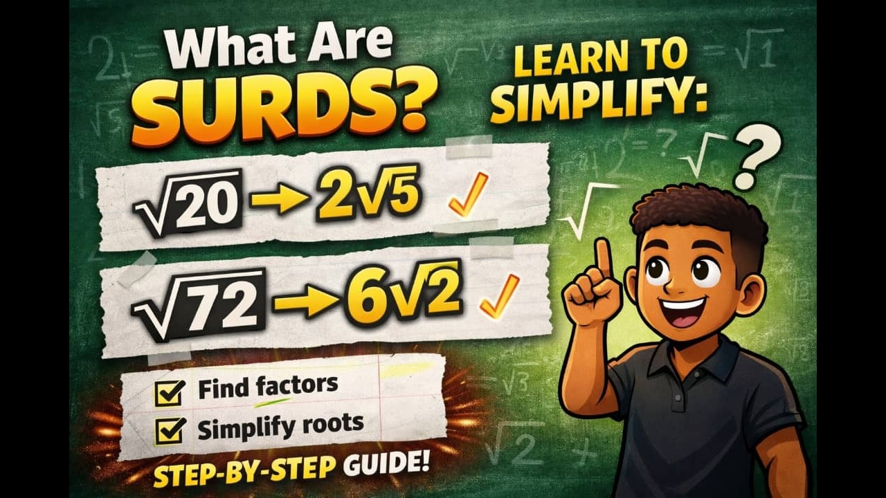 Surds Explained in Minutes | Simplifying Square Roots Made Easy